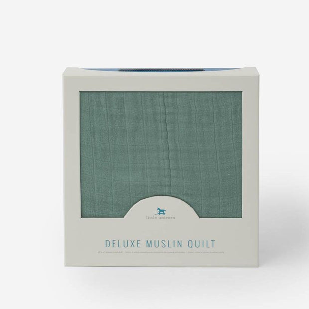 Little Unicorn Deluxe Muslin Quilt | Sage