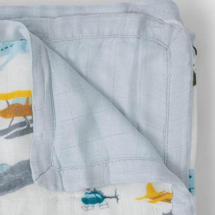 Little Unicorn Deluxe Muslin Baby Quilt | Air Show