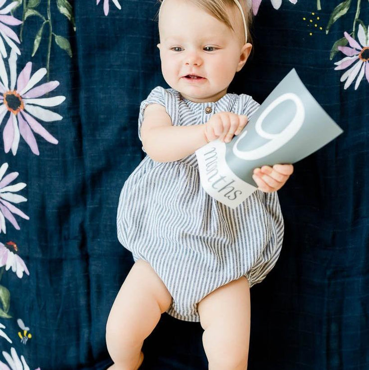 Little Unicorn Photo Blanket | Dark Coneflower