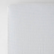 Little Unicorn Cotton Muslin Crib Sheet | White
