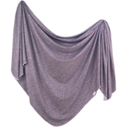 Copper Pearl Knit Swaddle Blanket | Violet
