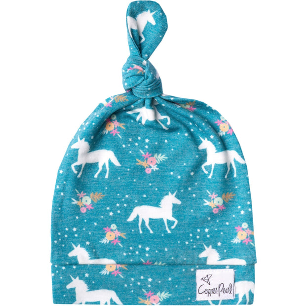 Copper Pearl Top Knot Hat | Whimsy