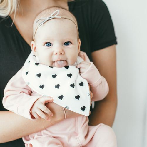 Baby Bandana Bibs - Blush - Copper Pearl - 3