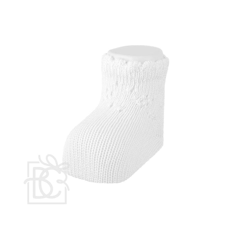 Newborn Openwork Scottish Yarn Socks