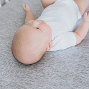 Copper Pearl Premium Knit Fitted Crib Sheet | Asher