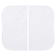 HALO Bassinest White Fitted Sheet Twin 2-Pack