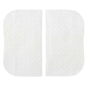 HALO Bassinest White Mattress Pad Twin 2-Pack