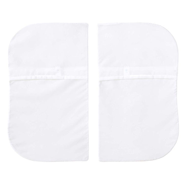 HALO Bassinest White Mattress Pad Twin 2-Pack