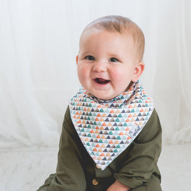 Copper Pearl Baby Bandana Bibs | Bison