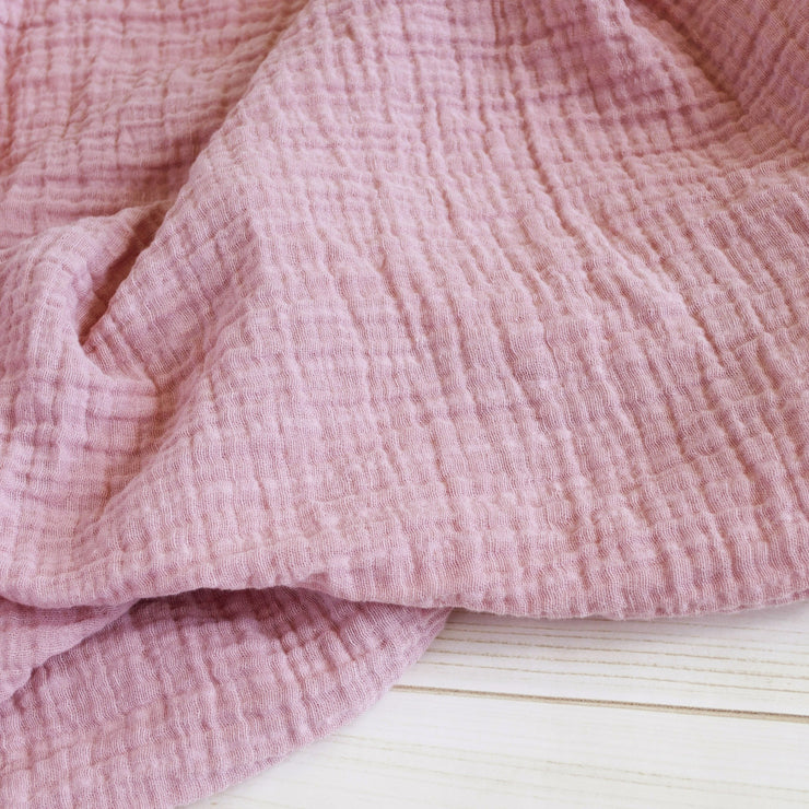 Sugar + Maple Classic Muslin Swaddle - Blush Pink