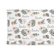 Sugar + Maple Changing Pad Cover - Tropical Boho Floral
