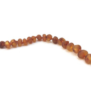 CanyonLeaf Raw Cognac Amber Necklace