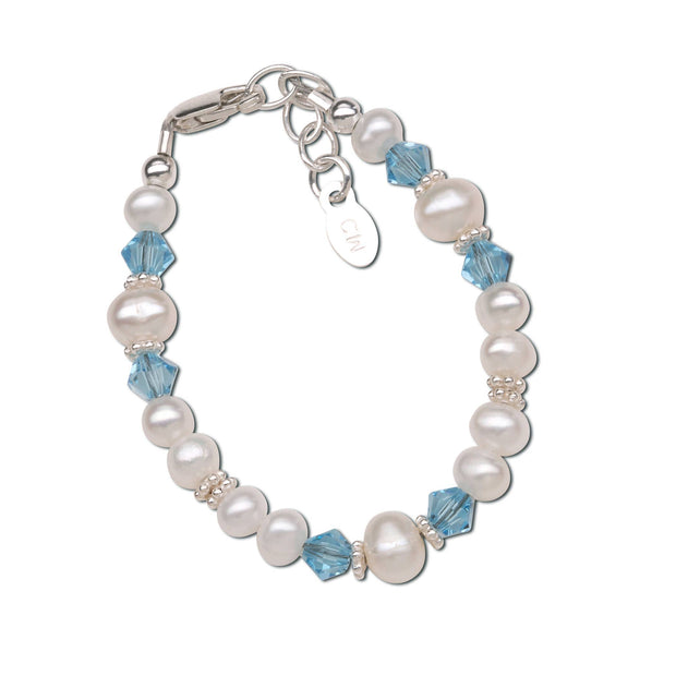 Birthstone Baby Bracelet 12 Month Collection