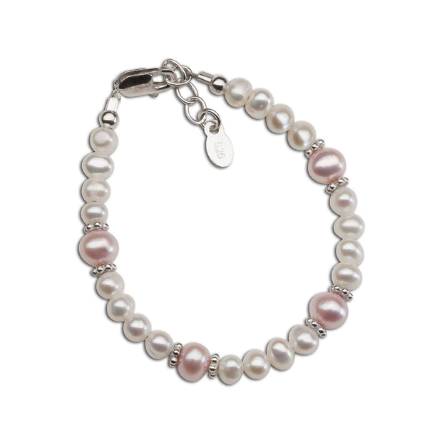 Addie - Sterling Silver Pearl Baby or Child's Bracelet