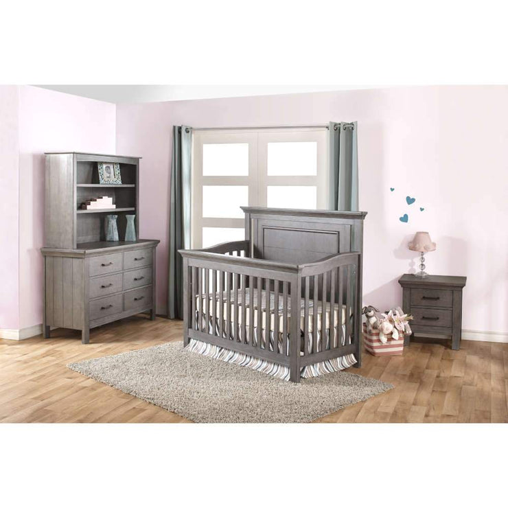 Pali Como Flat Forever Crib + Double Dresser Set