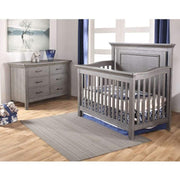 Pali Como Flat Forever Crib + Double Dresser Set