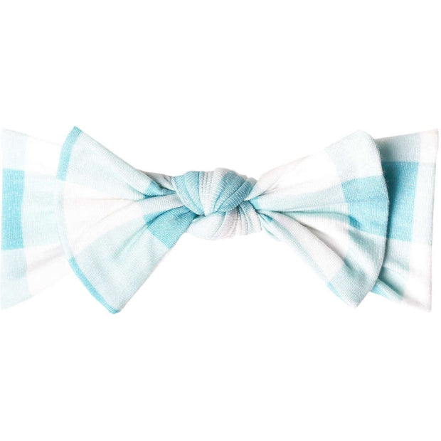 Copper Pearl Knit Headband Bow | Lincoln