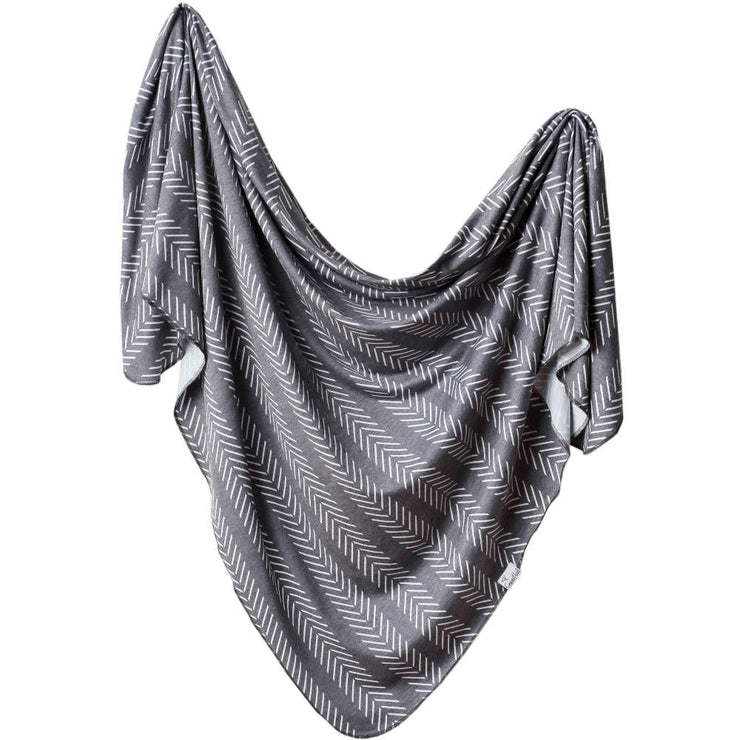 Copper Pearl Knit Swaddle Blanket | Canyon