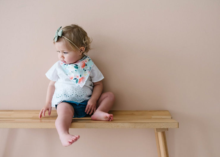 Copper Pearl Baby Bandana Bibs | Leilani