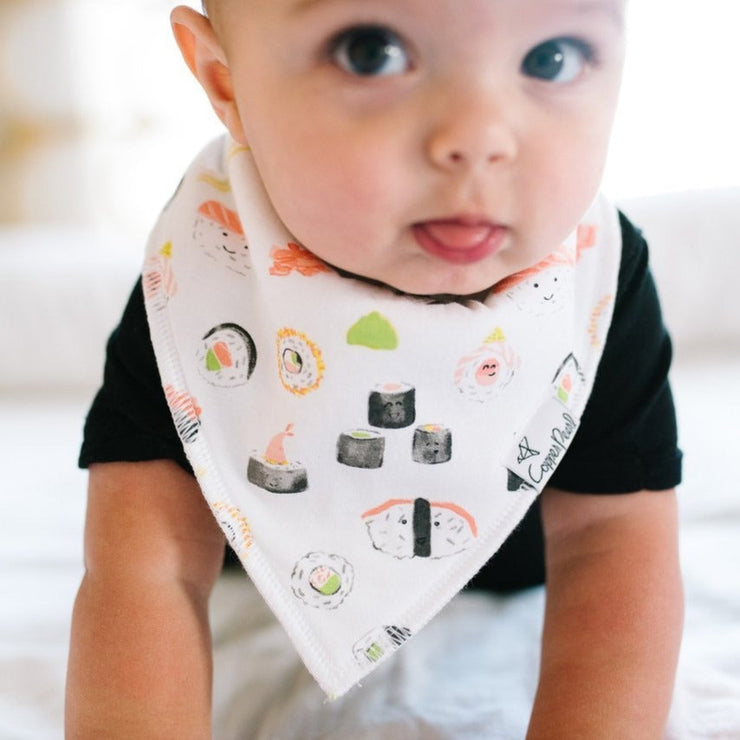 Copper Pearl Baby Bandana Bibs | Baja