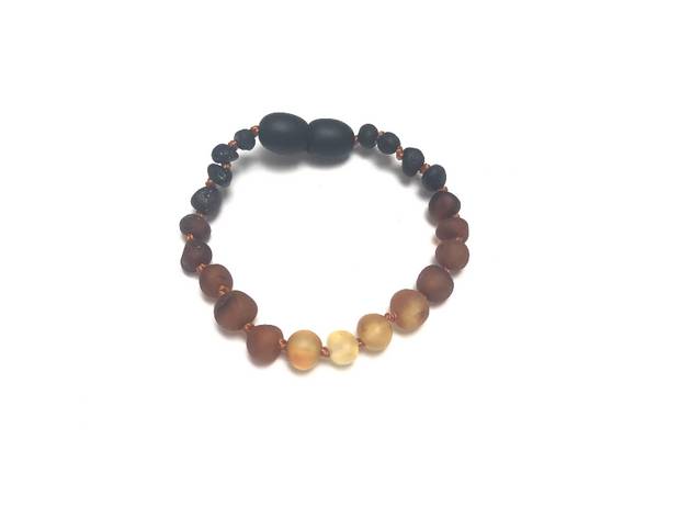 CanyonLeaf Raw Ombre Amber Anklet or Bracelet