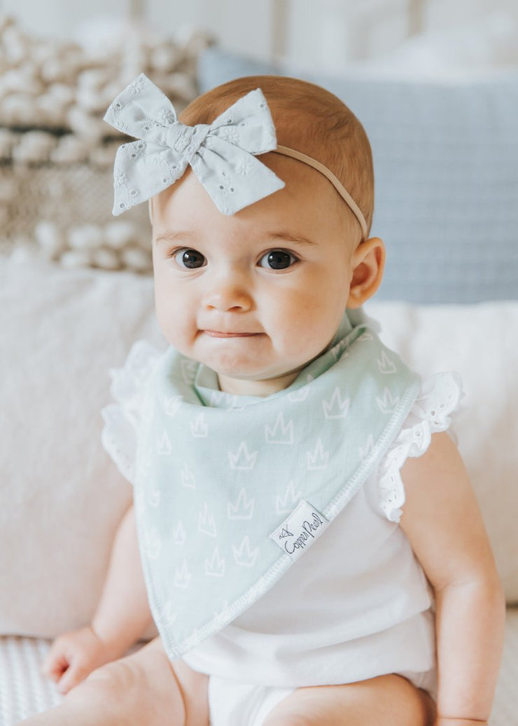 Copper Pearl Baby Bandana Bibs | Enchanted