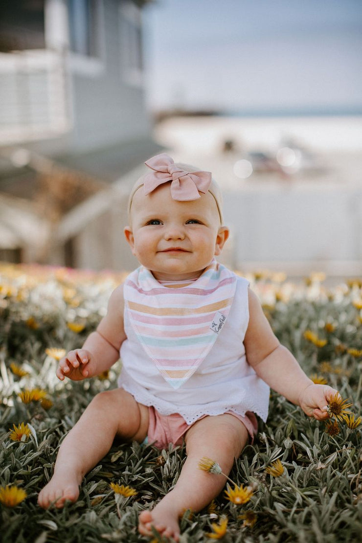 Copper Pearl Baby Bandana Bibs | Enchanted