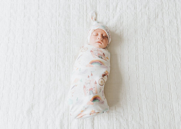 Copper Pearl Knit Swaddle Blanket | Enchanted