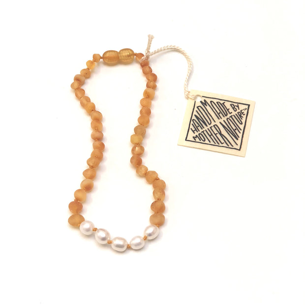 CanyonLeaf Raw Honey Amber + Pearls