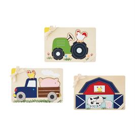 Mud Pie Pickup Truck Farmhouse Puzzle