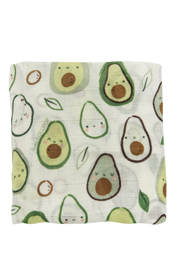 Loulou Lollipop Fitted Crib Sheet | Avocado