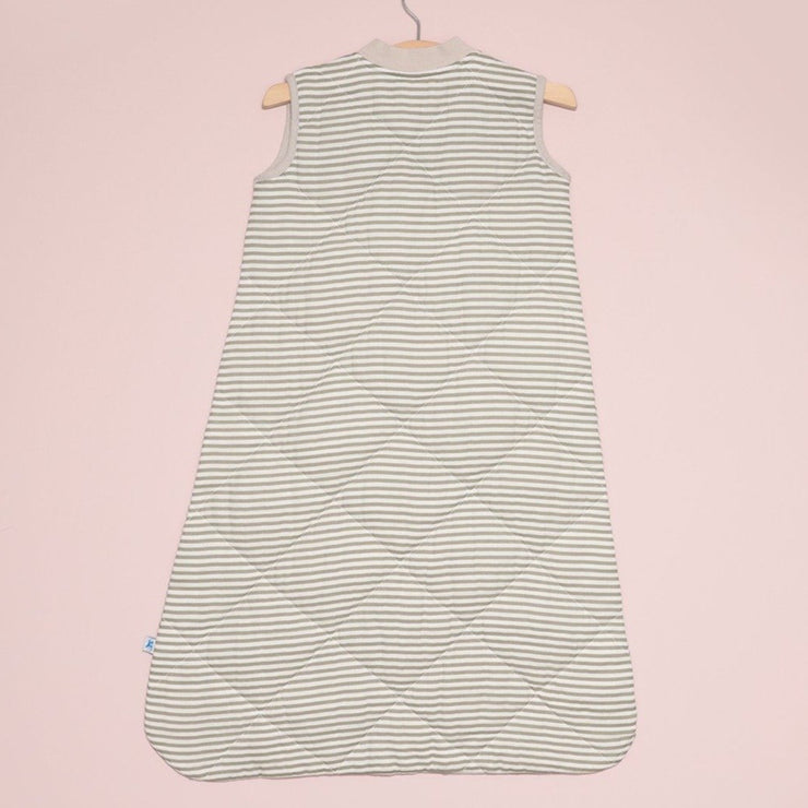 Little Unicorn Cotton Muslin Quilted Sleep Bag | Grey Stripe