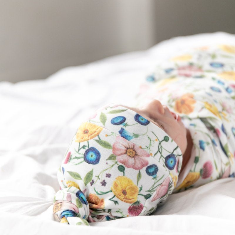 Copper Pearl Top Knot Hat Isabella The Baby's Crib