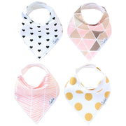 Copper Pearl Baby Bandana Bibs | Blush
