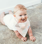 Baby Bandana Bibs - Blush - Copper Pearl - 2