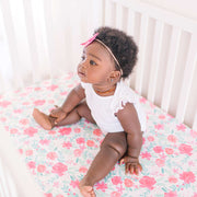 Copper Pearl Premium Knit Fitted Crib Sheet | June