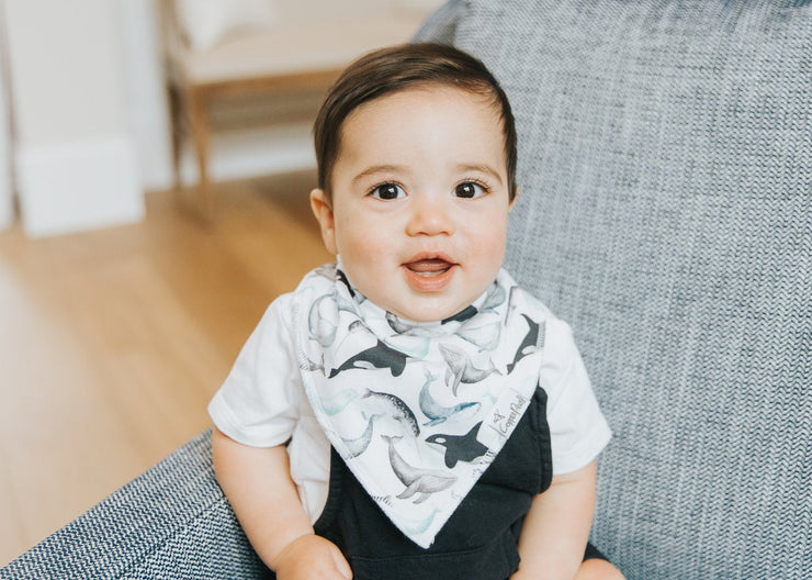 Copper Pearl Baby Bandana Bibs | Kai