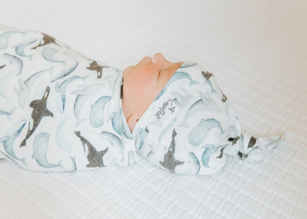 Copper Pearl Knit Swaddle Blanket | Kai