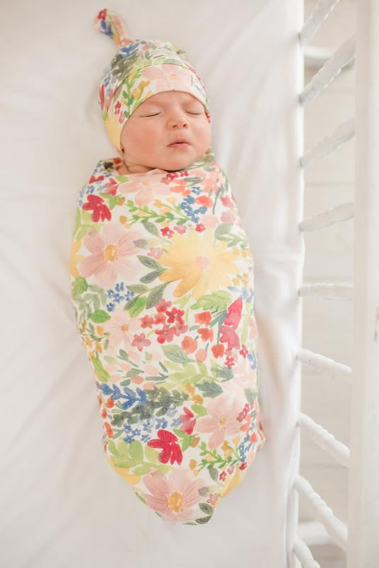 Copper Pearl Knit Swaddle Blanket | Lark