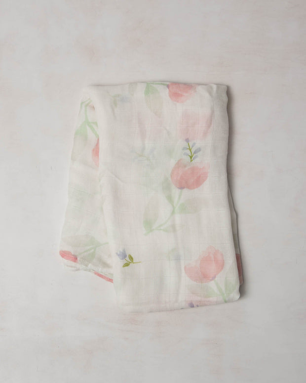 Little Unicorn Deluxe Swaddle - Pink Peony