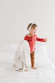 Loulou Lollipop Muslin Quilt Blanket | Bunny Meadow