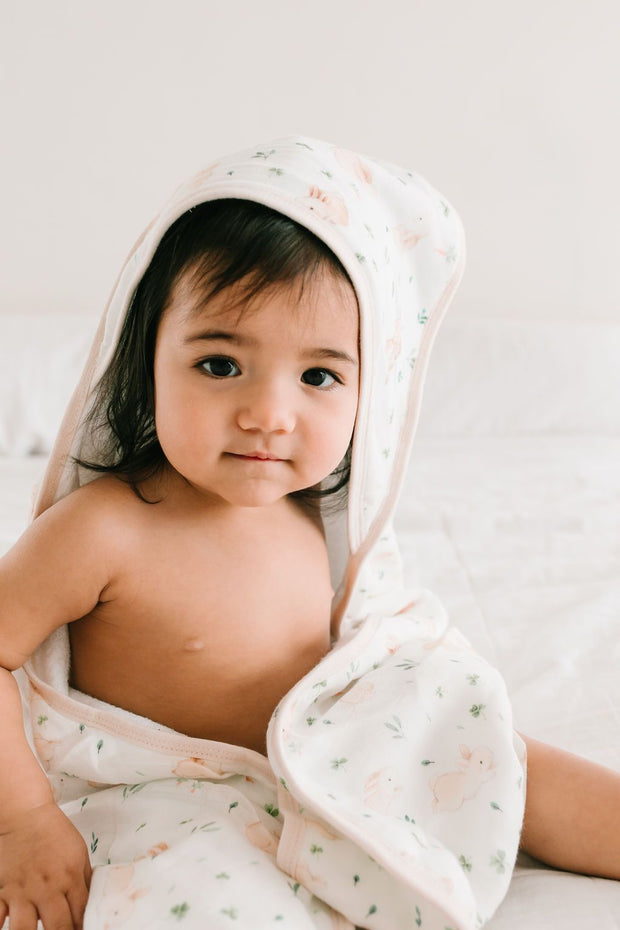 Loulou Lollipop Hooded Towel Set | Bunny Meadow
