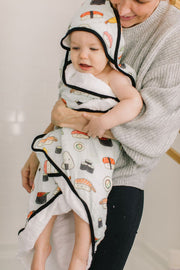 Loulou Lollipop Hooded Towel Set | Sushi