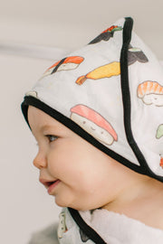 Loulou Lollipop Hooded Towel Set | Sushi