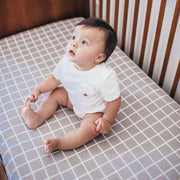 Copper Pearl Premium Knit Fitted Crib Sheet | Midway