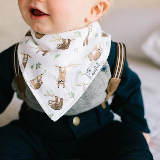 Copper Pearl Baby Bandana Bibs | Noah