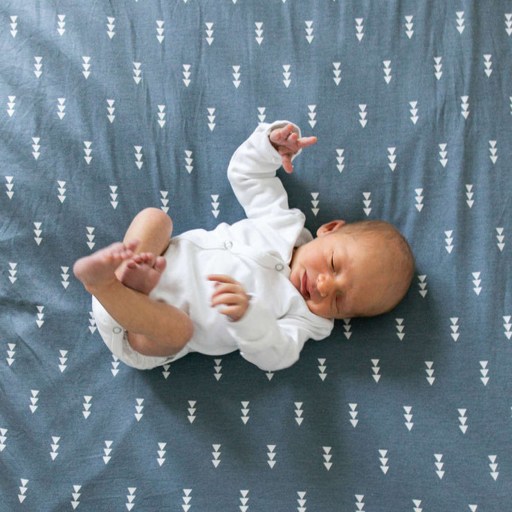 Copper Pearl Premium Knit Fitted Crib Sheet | North