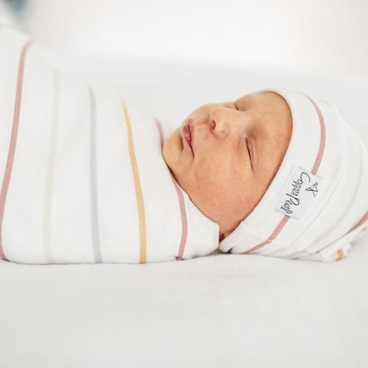 Copper Pearl Top Knot Hat | Piper