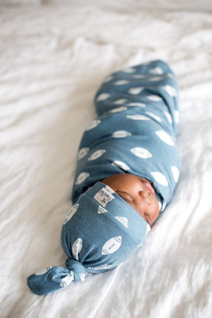 Copper Pearl Knit Swaddle Blanket | Quarterback