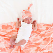 Copper Pearl Knit Swaddle Blanket | Remi